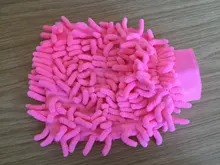 Gran oferta 2 en 1 ultrafino fibra de microfibra chenilla guante para lavado de coche guante de malla suave respaldo sin arañazos para lavado de coches y de limpieza