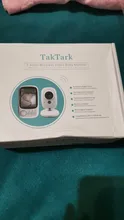 TakTark-Monitor de vídeo inalámbrico para bebé, 3,2 pulgadas, a color, cámara de seguridad portátil, LED, infrarrojo, intercomunicador de visión nocturna