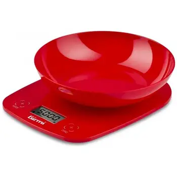 

Electronic kitchen scale with bowl color RossoGIRMI11.12
