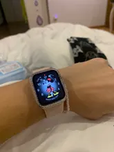 Protector de pantalla de cristal + cubierta para Apple Watch, 44mm, 40mm, iWatch, 42mm, 38mm, accesorios para Apple watch series 6 5 4 3 2