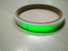 Cinta autoadhesiva con brillo reflectante, cinta luminosa extraíble, brillante fluorescente, de advertencia