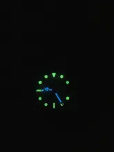 Puntero de reloj luminoso azul, tres manos, para buceo modificado, apto para japonés NH35/NH36, movimiento automático