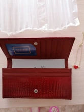 Billeteras de piel auténtica para mujer, cartera larga con doble cremallera, bolso de mano tipo monedero, monedero, VK-AE501