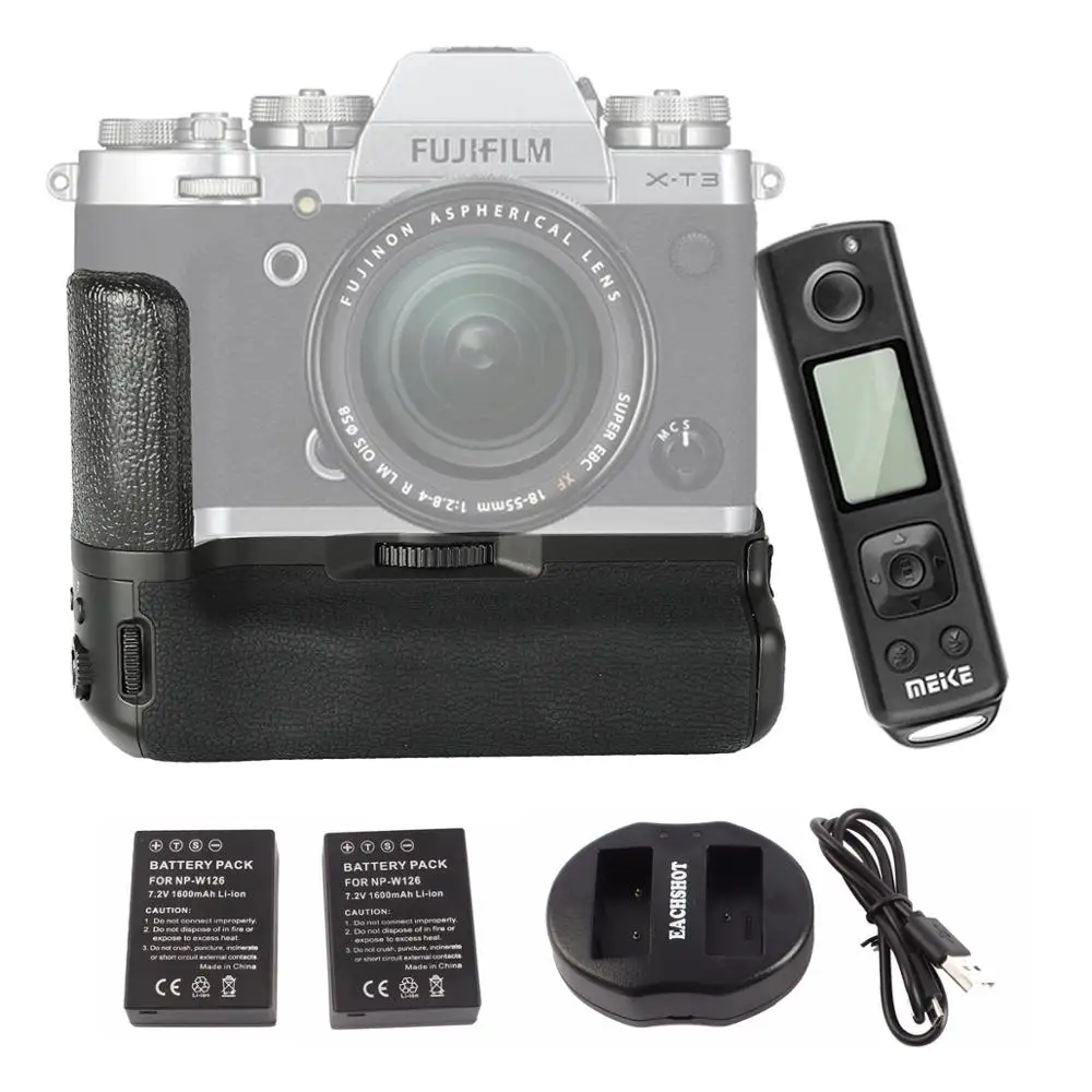 Meike MK-XT3 Pro Remote Control Battery Grip Hand