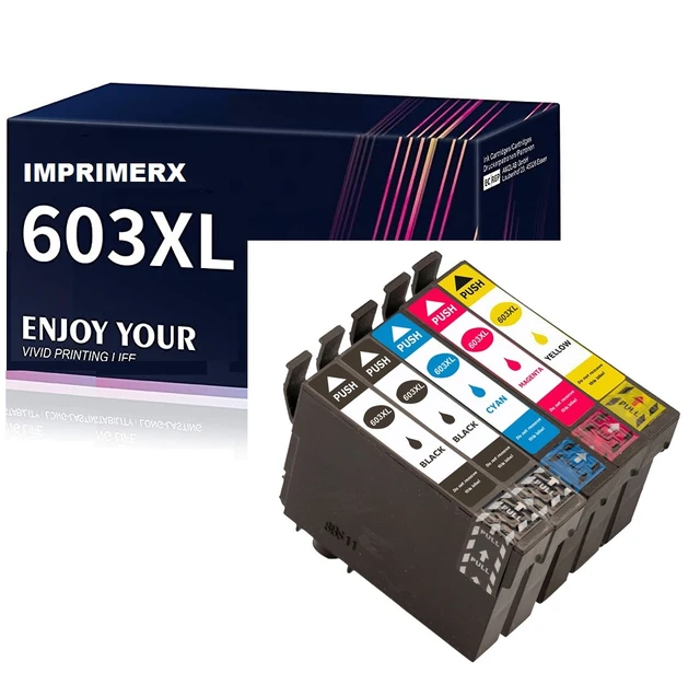 603XL 603 XL Cartouches d'encre Compatible pour Epson Multipack 603 pour  Expression Home XP-4100 XP-3100 XP-2100 XP-4105 XP-3105 XP-2105 Workforce  WF-2850 WF-2830 DWF WF-2810DWF (5-Pack) : : Informatique