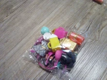 6 muñecas + 6 prendas + 6 zapatos + 6 botellas + 6 accesorios conjuntos aleatorios L.O.L. ¡Sorpresa! Muñeca LOL de 8cm, juguete para regalo