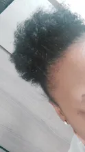 Cola de Caballo rizada Afro Puff, 100%, coleta de pelo humano brasileño con cordón con Clps para mujeres, negro Natural #2 #4, marrón