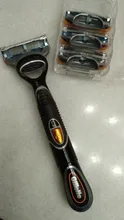 4 unids/lote cuchillas de afeitar 5 capa de hojas de afeitar para Gilettee de energía de fusión de afeitar cuchillas Gillette Proglide máquina
