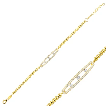 

Silver 925 Sterling Zircon Cubic Zirconia Bracelet