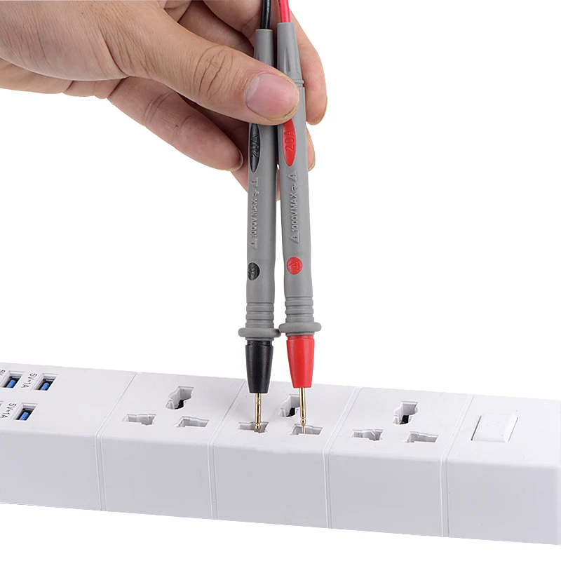 Multimeter Test Leads Banana Plug 1000V 20A Needle Tip Tester Lead Probe for Multimeter Accessories