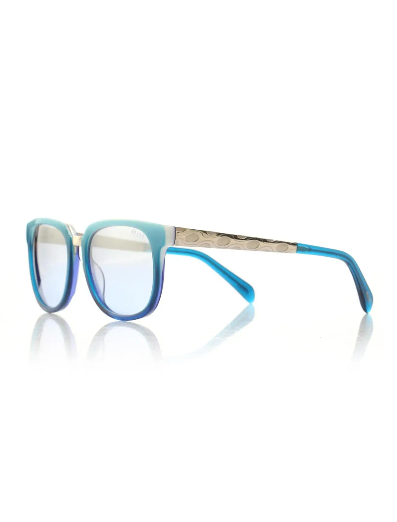 

Women's sunglasses ep 0001 86w 54 bone navy blue organic rectangle rectangular 54-17-140 emilio pucci
