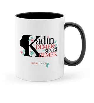 

Personalized Custom Women Day Black Mug Cup-5