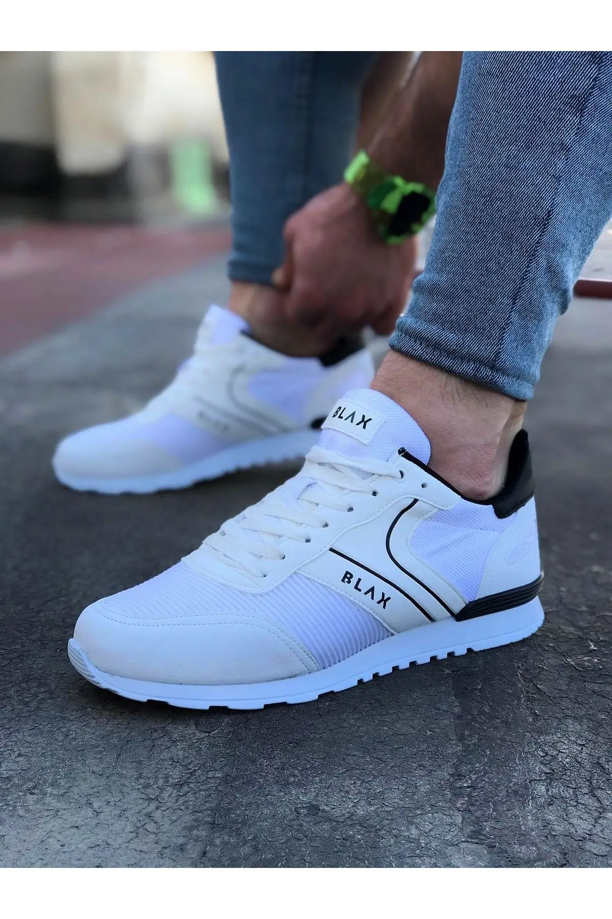 

Babba WG014 White Men's Sneakers. 2021 New