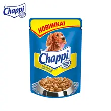 Влажный корм для собак Chappi "Сытный мясной обед", Апп