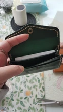 Funda de cuero genuino para tarjetas de identificación y crédito para hombre y mujer, cartera pequeña Retro hecha a mano de alta calidad para autobús/Tarjeta De Nombre