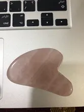 Natural Jade Gua Sha tablero raspador masaje de cuarzo rosa Jade Guasha piedra cara cuello levantamiento de la piel arrugas removedor de belleza