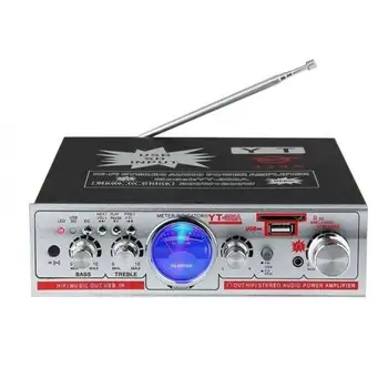 

Audio amplifier stereo FM USB SD Card car home karaoke 12 V 220 V YT328A