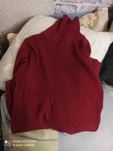Suéter de cuello alto de punto para mujer, Jersey informal suave con cuello de polo, suéteres elásticos ajustados a la moda para Otoño e Invierno 2020