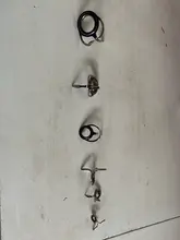 ¡Nuevo! 7 Uds. Conjunto de reparación de postes de anillos de varilla superior de pesca de tamaño mixto, juegos de ojos de guía de línea 2017, envío directo de alta calidad