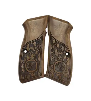 

The CZ-75 Custom Engraved Laser Cut Grips Mod.9