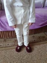 Mallas cálidas y gruesas para niña, pantalones de algodón con cintura elástica, pantalones ceñidos de niña