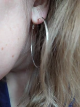 Personalidad hipérbole 925 de plata esterlina Simple liso círculo Pendientes para mujeres de plata de ley 2020-de plata-joyería de Pendientes de botón Pendientes