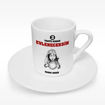 

Personalized 3 To burn the Midnight Oil Design Turkish coffee Cup-3