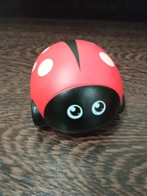 Coche de juguete de plástico para niñas, vehículo de juguete para tirar hacia atrás, insectos, mariquita, coche inercial para niños, juguete para regalo