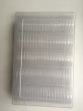 Capsules Box Protector Storage-Box Coin-Holder Clear-Case for 17/20/25-/.. 100pcs/Lot