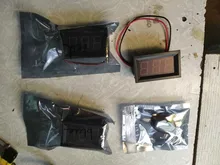 Voltímetro Digital para coche y motocicleta, voltímetro Digital de CC 4,5 V a 30V, Panel de medidor de voltaje rojo/azul/verde, 6V 12V, motocicleta electromóvil