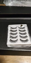 HBZGTLAD 2-20 pares 3D de visón pestañas falsas hecho a mano Wispy largo esponjosa pestañas falsas de ojos Natural extensión Kit de maquillaje Cilios