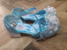 Crystal Shoes Girls Sandals High-Heel Baby Little-Girl Princess Summer Children's New