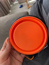 Taza plegable de viaje para alimentación de agua, contenedor portátil de comida para cachorros, para perros y gatos, bandeja de alimentación, 350ML