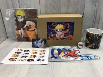 Бокс большой Наруто Naruto №3 товары с вашими картинками | Канцтовары для офиса и