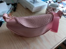 Bolso de piel sintética con cremallera para mujer, bandolera de hombro con patrón de cocodrilo, de lujo, 2021