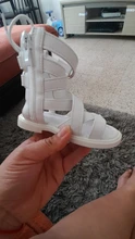 Sandalias de fondo suave para niñas, zapatos de princesas pequeñas, novedad de verano, zapatos romanos altos para bebés, zapatos de playa Princesa, zapatillas para niños