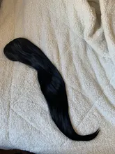 AISI BEAUTY-Peluca de cabello sintético para mujer, cabellera larga y Lisa, color negro, Natural, resistente al calor, marrón y rojo