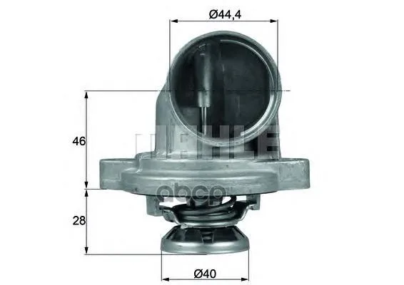 Термостат Mb W638 2.3td 96-03 Mahle/Knecht Ti2380 Mahle/Knecht арт. TI2380
