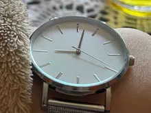 Reloj de pulsera de cuarzo y acero inoxidable para hombre, cronógrafo ultrafino de malla de lujo, masculino, envío gratis