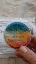 Colorfast de alambre de cobre alambre para collar de pulsera joyas DIY accesorios/0,2/0,25/0,3/0,5/0,6/0,7/1,0mm arte rebordear Alambre de HK018