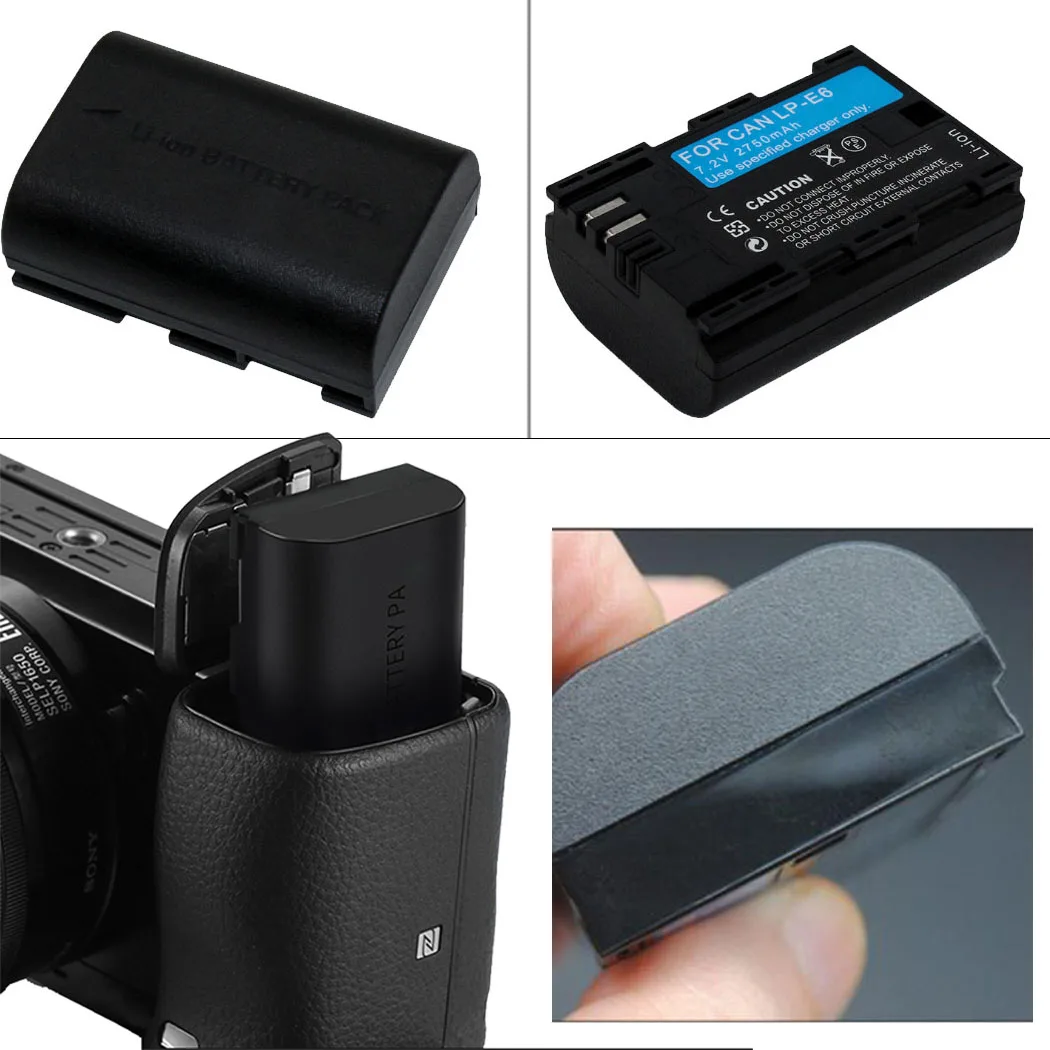 Аккумулятор для Canon LP-E6 батарея 2750mAh