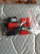 Amplifier Terminal Post Connector-Binding Jack-Mount Banana-Plug Black JS-910B 5-Red-5