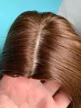 Pelucas de cabello Natural para Mujeres Afro, pelo sintético largo y liso, color marrón ombré, resistente al calor, a la moda, para Cosplay diario