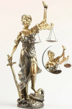 

Scales of Justice Soldier Statue Miniature Warrior