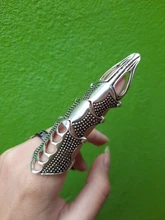 Docona-Anillos Midi Punk para mujer, armadura de Calavera, oro gótico, anillo ajustable de aleación, joyería de fiesta