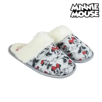 

House Slippers Minnie Mouse Grey White