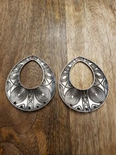 ZXZ-collar de araña grande bohemio, 4 Uds., conectores de pendientes, colgantes, accesorios de joyería de 60x52mm