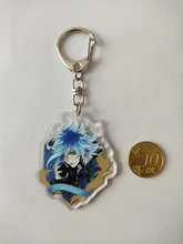 Llaveros de acrílico de doble cara, accesorios de Cosplay de Anime, el país de las Maravillas retorcido, joyería de corazones de rosa