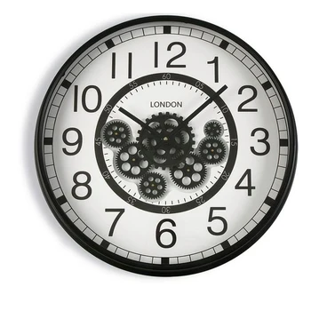 

Wall Clock Metal MDF Wood/Crystal (7,5 x 54,5 x 54,4 cm)