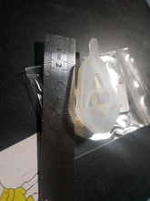 Moldes de silicona con gema de cristal para pendientes, molde de resina epoxi para fabricación de joyas Diy, suministros de herramientas, 1 Uds.